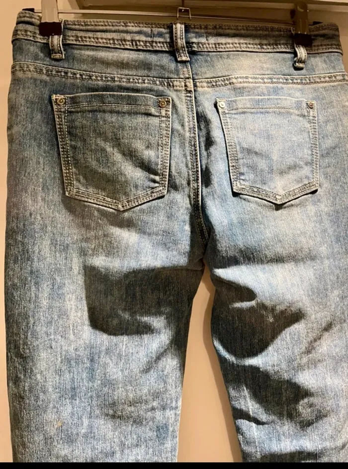 Jean skinny bleu clair MIM – T.38 – Très bon état - photo numéro 5