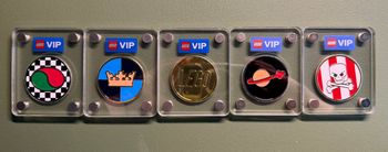 Collection Lego Pièces VIP Coin + Présentoir NEUF