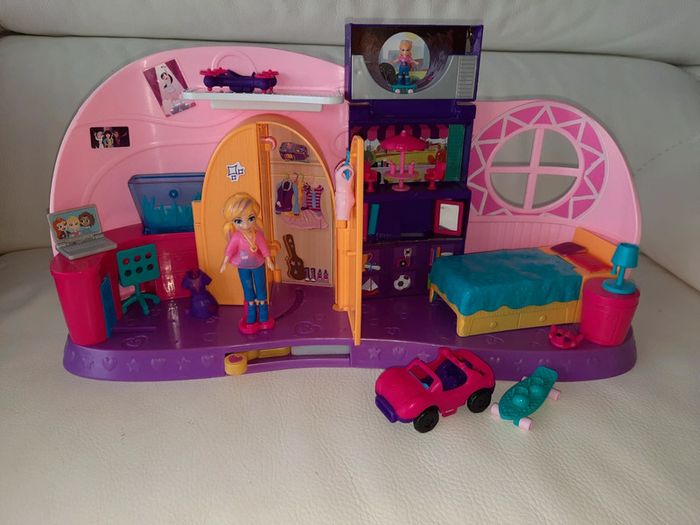 La chambre métamorphose Polly Pocket avec 1 grande figurine et 1 mini figurine - photo numéro 3