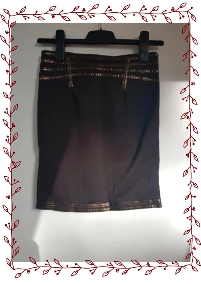 Sublime Jupe Chocolat taille S - photo numéro 6
