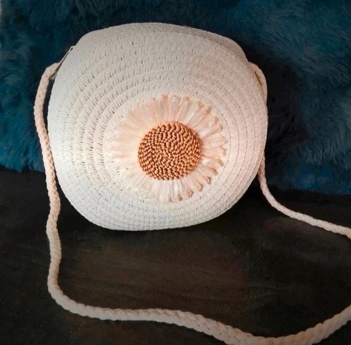 F97 sac à main paille bohème nature tendance