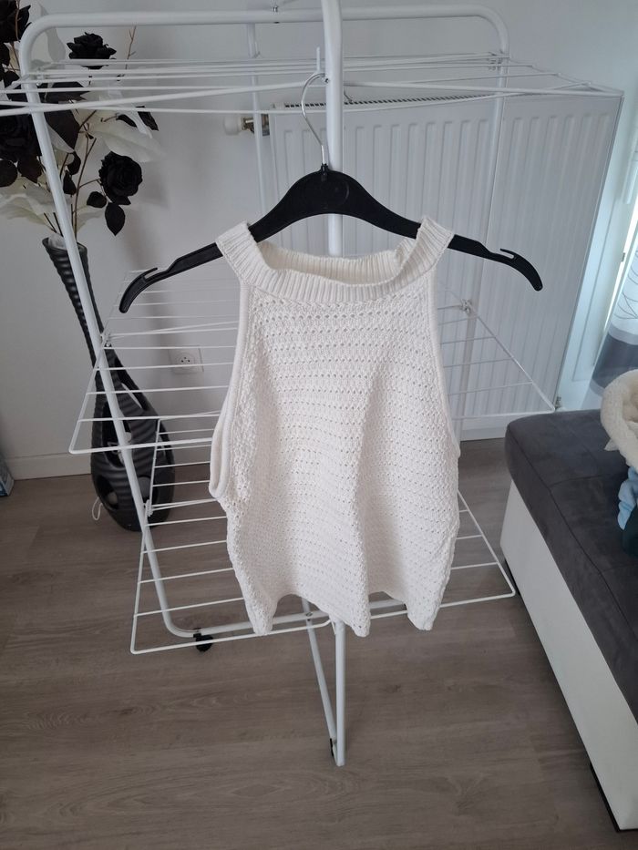 Top m blanc