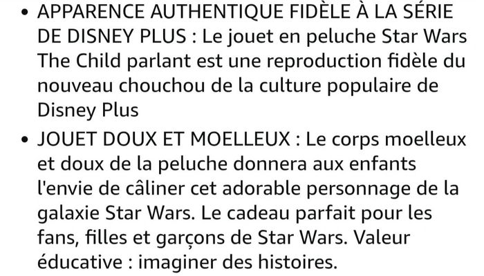 Star Wars The Mandalorian - Figurine Electronique The Child Bébé Yoda de 20 cm - photo numéro 8