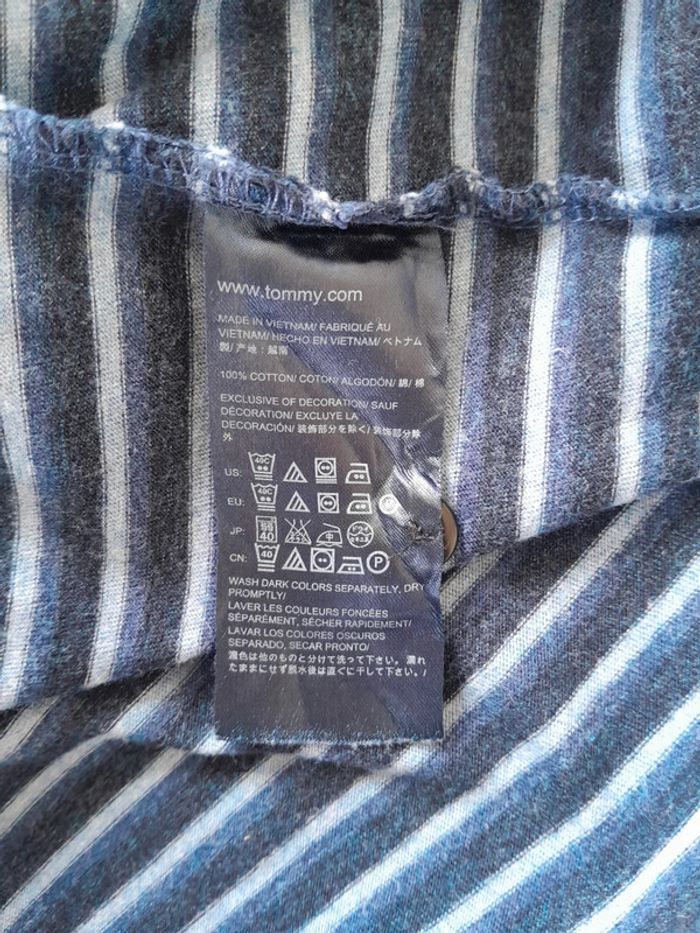 Très beau polo rayé tommy hilfiger custom fit Taille XL - photo numéro 5
