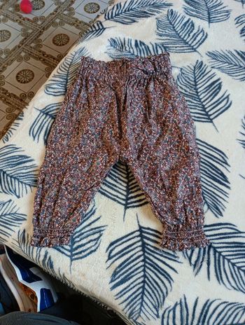 Sarouel léger fleuri