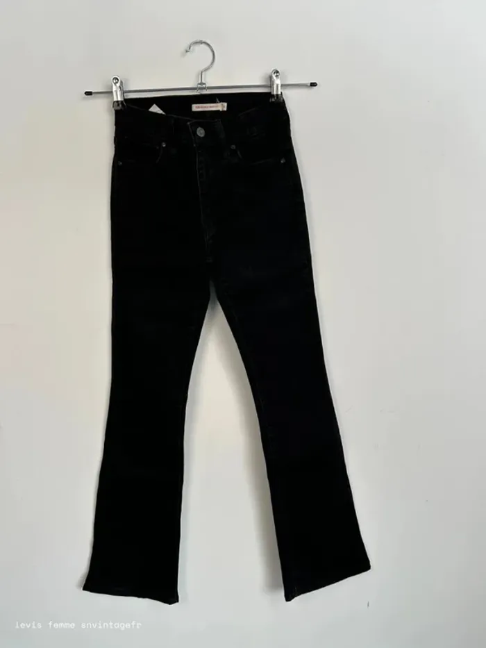 Jean Levi's Femme Noir | 725 High Rise Bootcut | Taille W26 L30 FR36 | Très Bon État | BP15 - photo numéro 2