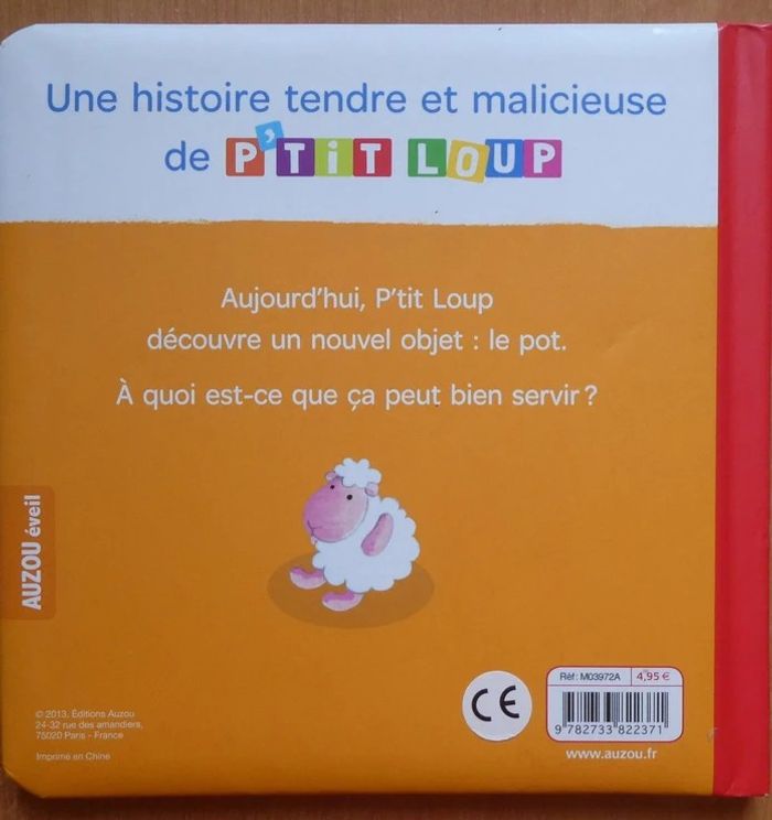 "P'tit Loup va sur le pot" livre dès 2 ans - photo numéro 2