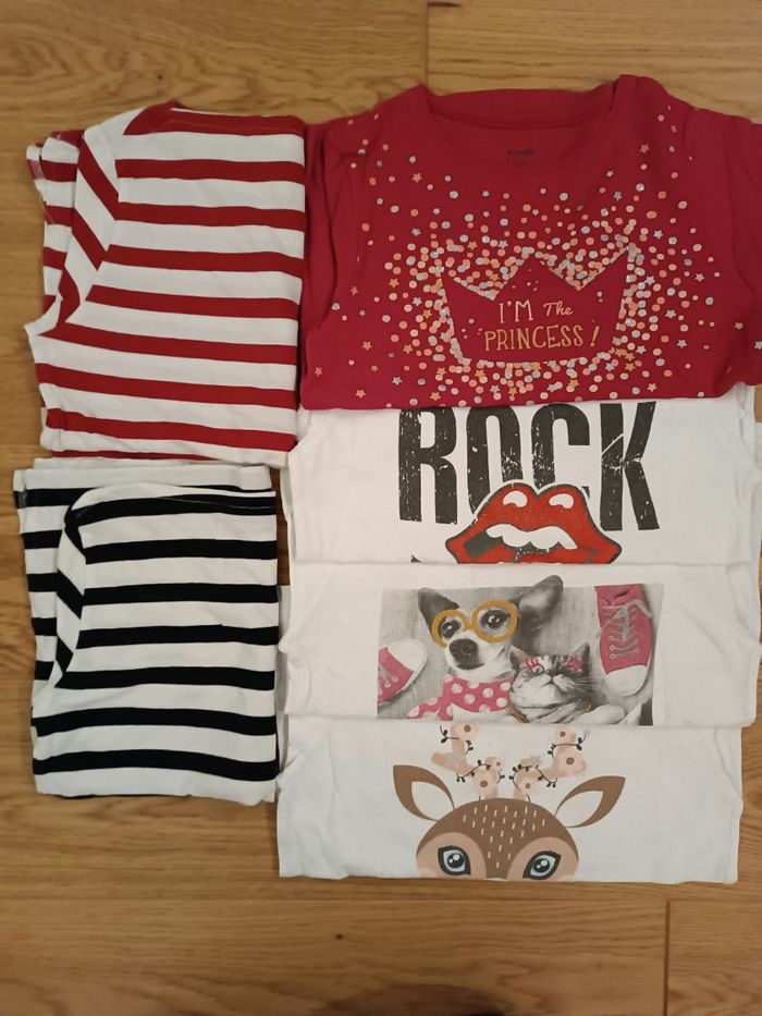 Lot de 6 T-shirts manches longues