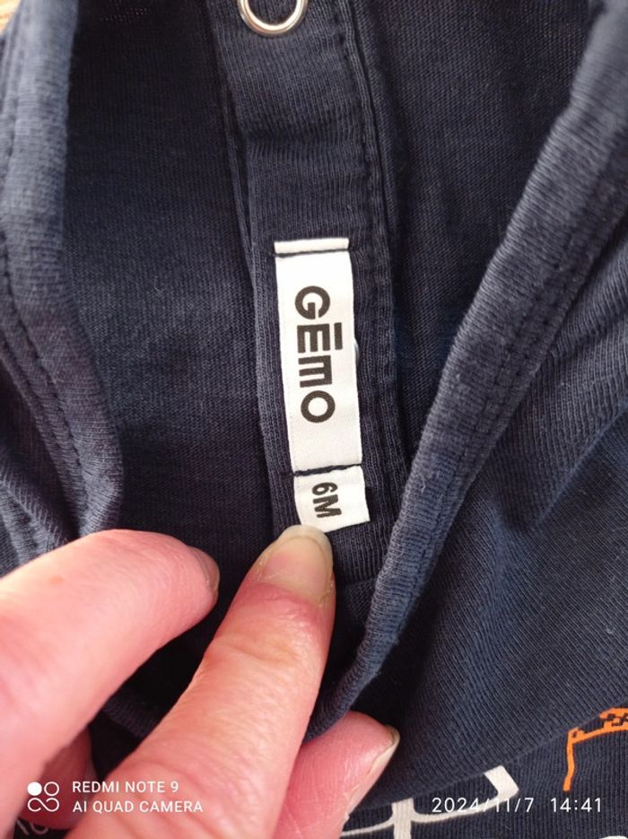 Lot 3 barboteuses combishorts 6 mois - photo numéro 8