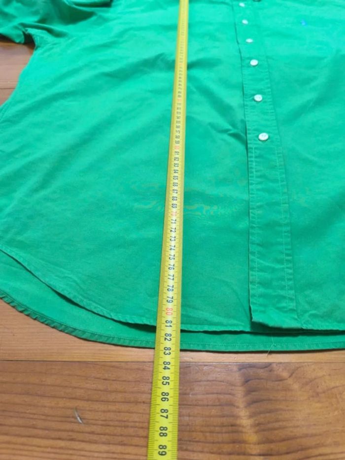Chemise Ralph Lauren - Blake - Logo brodé bleu - Vert clair - Taille XL - photo numéro 12