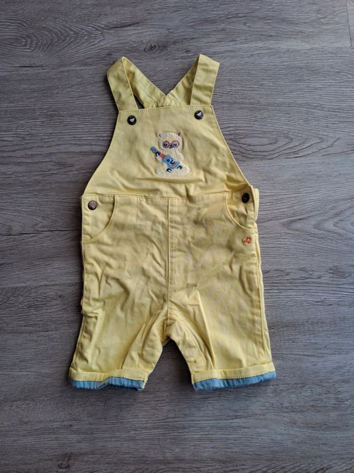 Ensemble salopette et chemise garçon 6 mois - photo numéro 2