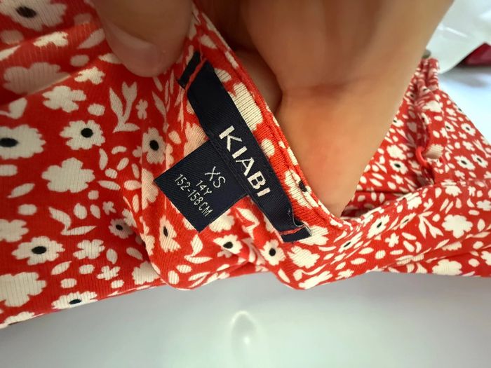 Combinaison blanche et rouge fleurie Kiabi - photo numéro 8