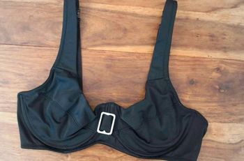 Soutien Gorge noir  -  100B  -  Blanc Nacré
