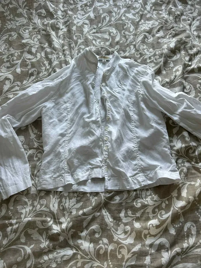 Veste blanche Fodhpur création galerie Lafayette taille 38 - photo numéro 2