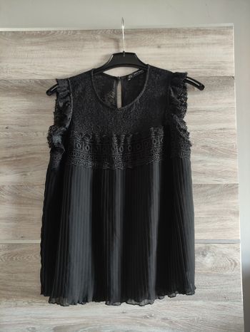 ZARA ROBE D'HIVER COUPE DROITE COURTE T. M = 38/40 V/MESURES