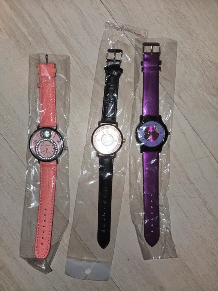 Lot de 3 montres neuves - photo numéro 2