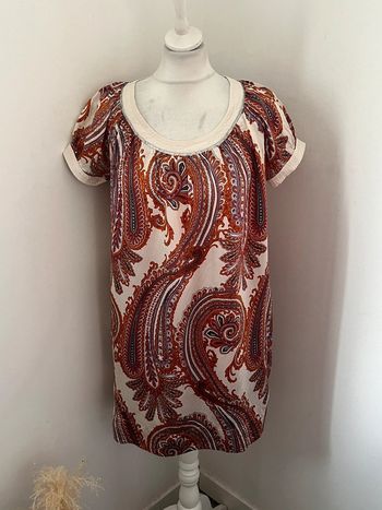 Robe à motifs en soie Sandro M