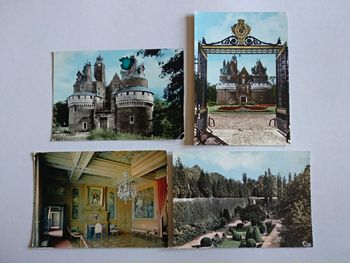 4 anciennes cartes postales