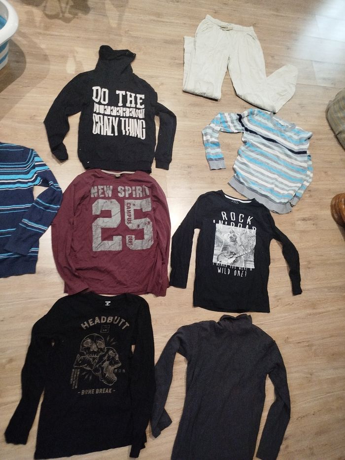 Lot sweat pull garçon 14 ans