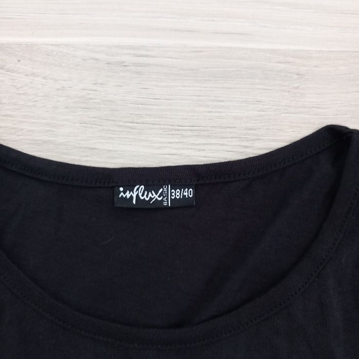 Chemise de nuit noire imprimée femme Influx - photo numéro 2