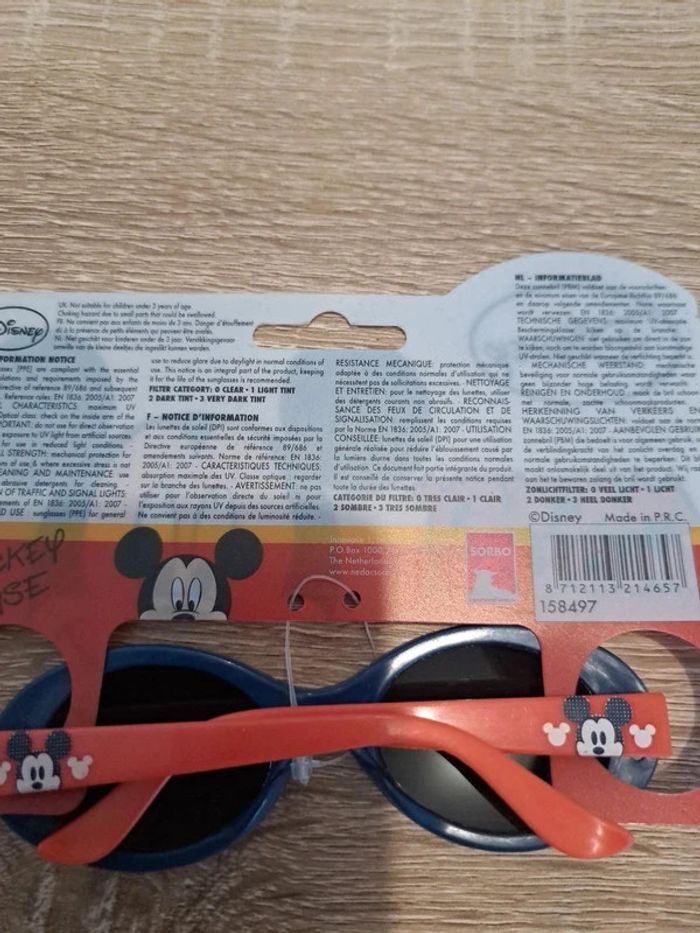 Lunettes Mickey Mouse enfant - photo numéro 3
