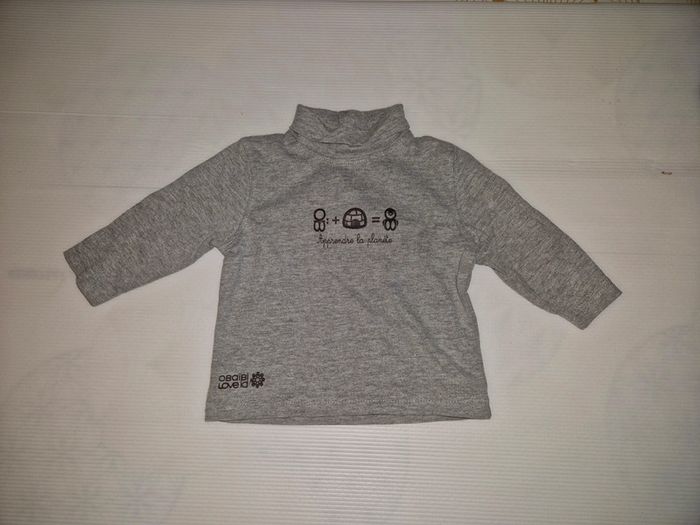 Tee shirt manches longues bébé garçon 6 mois (67 cms)