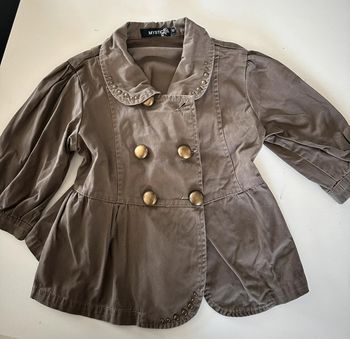 Veste marron kaki cintrée