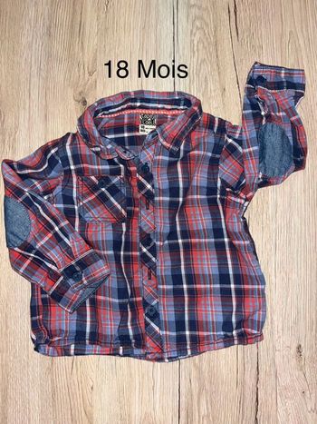 Chemise manches longues TAO 18 mois