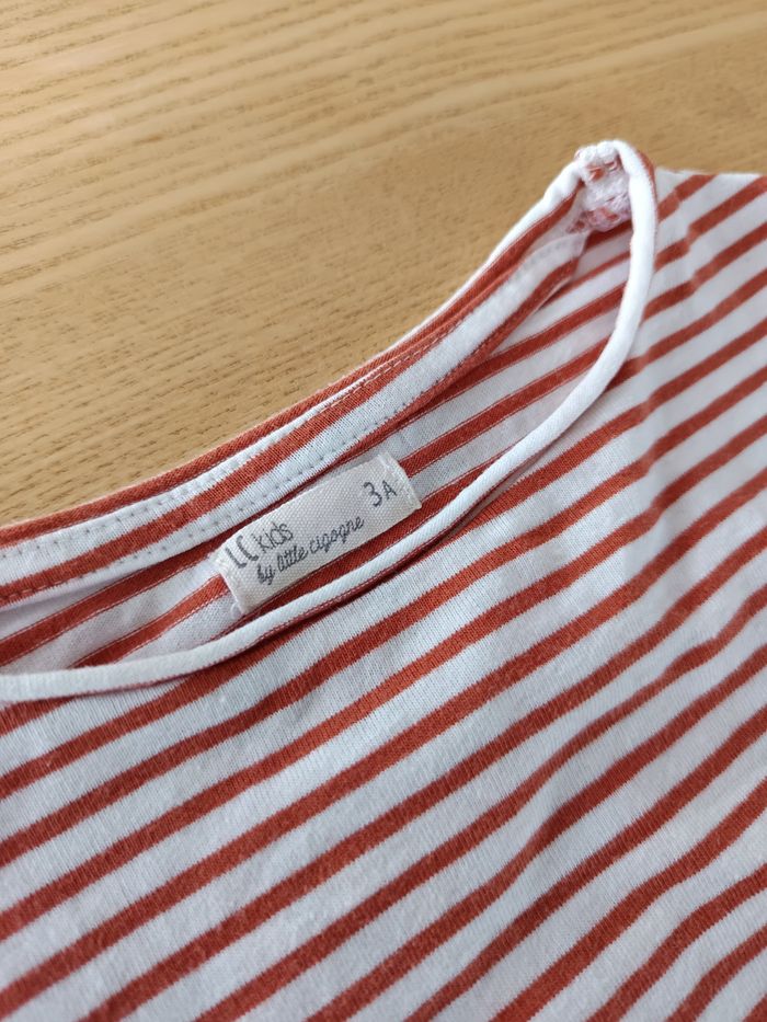 T-shirt à manches longues Little Cigogne 3 ans - photo numéro 2