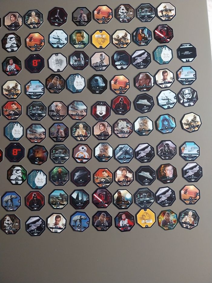 Lot de 178 jetons Star wars Leclerc Défi Action - photo numéro 3
