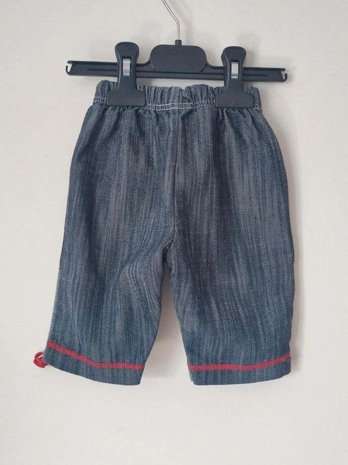 Pantalon jean gris bermuda - photo numéro 2