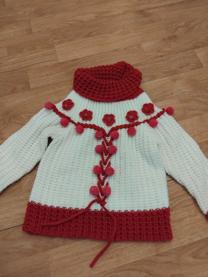 Pulls à col roulé fille 2ans