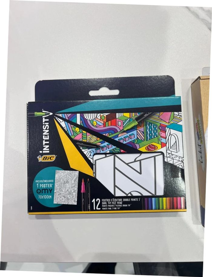 Lot stylo crayon de couleur BIC - photo numéro 3