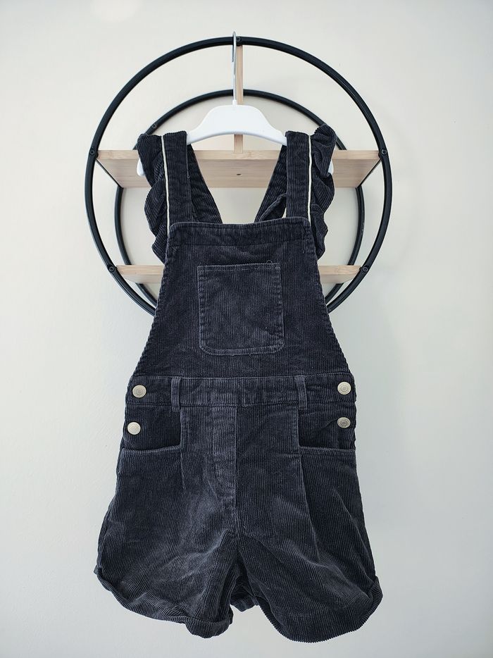 8 ans salopette short hivers côtelée Tape à l'oeil