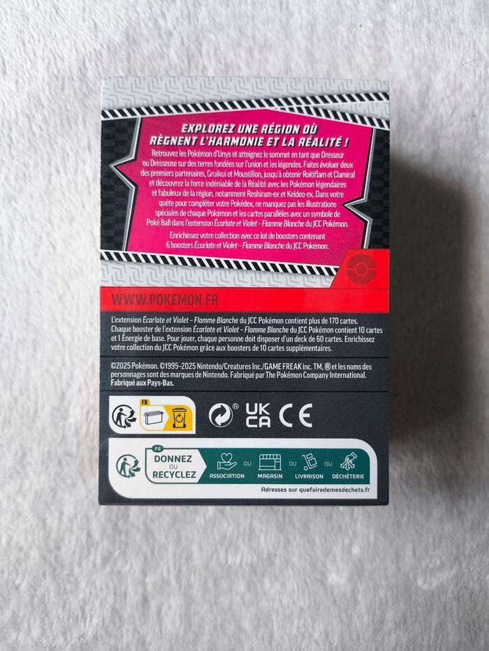Pokémon EV10.5 : Bundle 6 Boosters Flamme Blanche - photo numéro 2