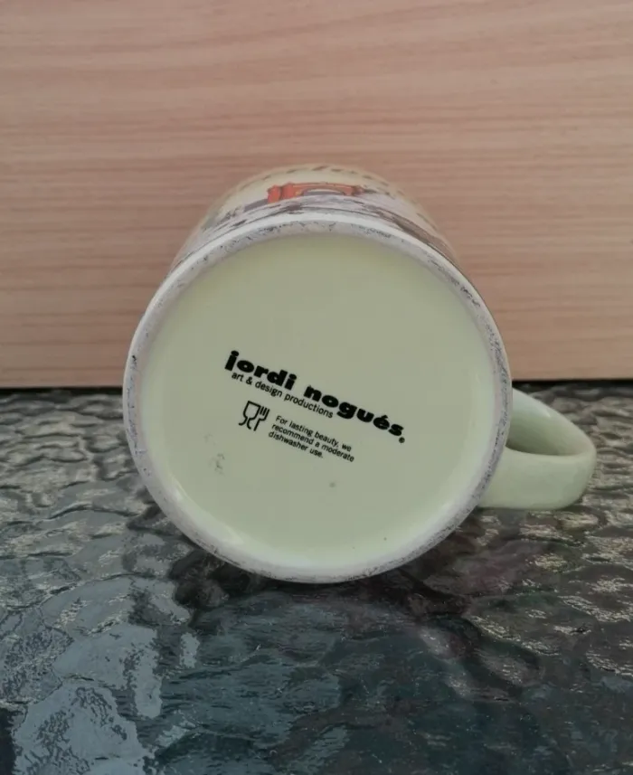 Mug Jordi Nogués motif Barcelona. - photo numéro 7