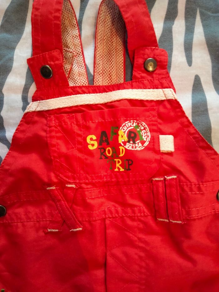 Salopette short bébé garçon - photo numéro 2