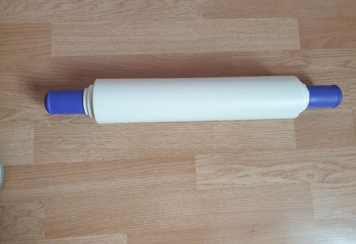 Rouleau à pâtisserie Tupperware neuf blanc bleu/violet - photo numéro 4