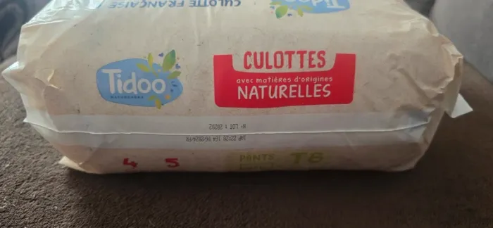 Paquet neuf, couches culottes "Tidoo", taille 6 (16/30 kg) - photo numéro 3