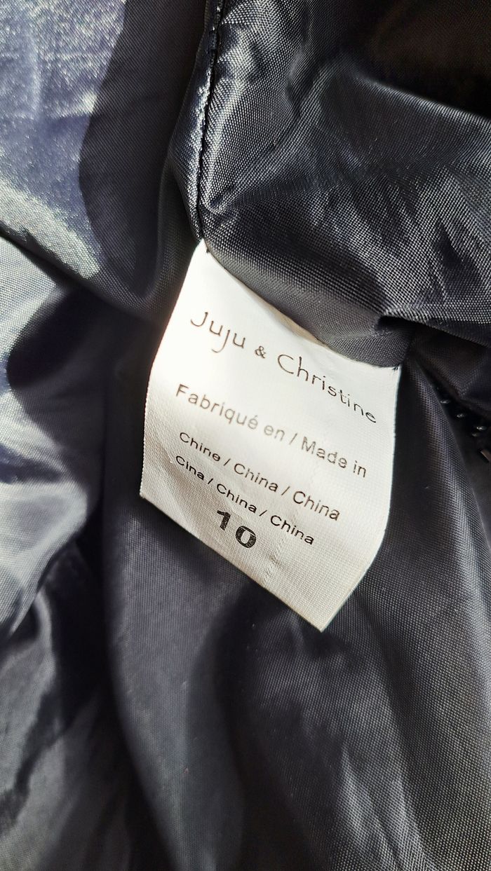 Robe soirée ou cérémonie taille 50 noir perle jujube et Christine - photo numéro 10