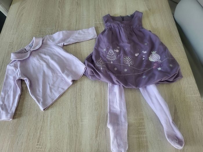 Ensemble fille 6 mois