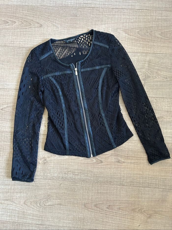 Veste noire en dentelle Primadonna taille S comme neuve - photo numéro 7