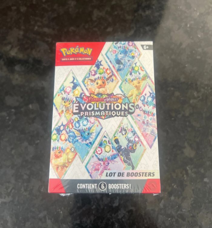 (Neuf) bundle lot de 6 boosters EV8.5 évolutions prismatiques