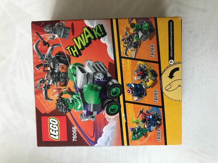 Lego  Marvel Super Heroes 76066 - Mighty Micros : Hulk contre Ultron - photo numéro 2
