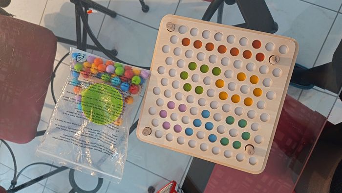 Jeu de plateau avec boules - photo numéro 3