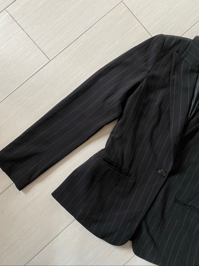 H&M veste rayée noire 36 - photo numéro 3