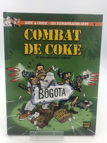 Bande dessinée combat de Coke Bogota