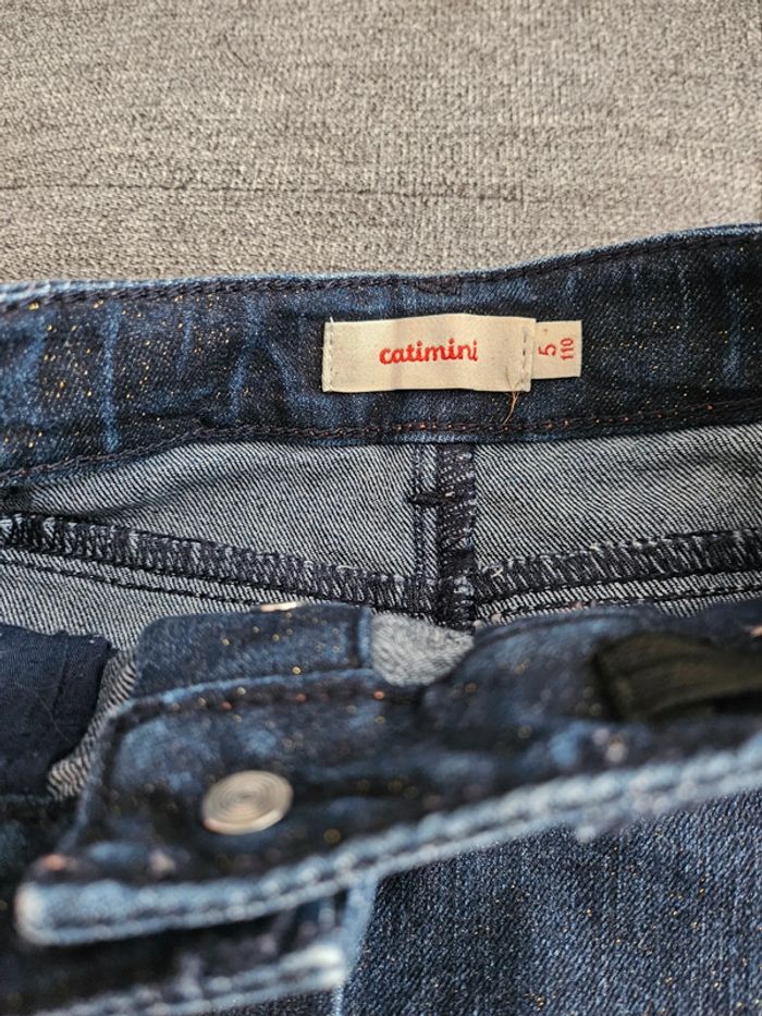 Jupe en jean pailletés Catimini - photo numéro 3