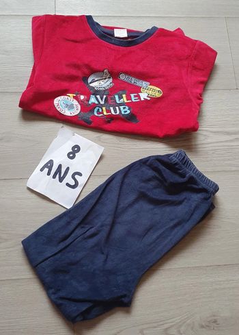 Pyjama 2 pièces 8ans garçon