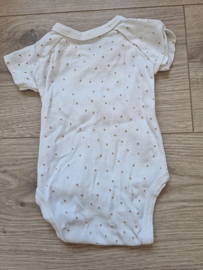 Lot de 3 bodies bébé Gemo manches courtes 3 mois - photo numéro 9